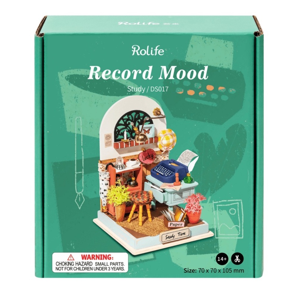 Rolife Record Mood DIY Miniature Kit